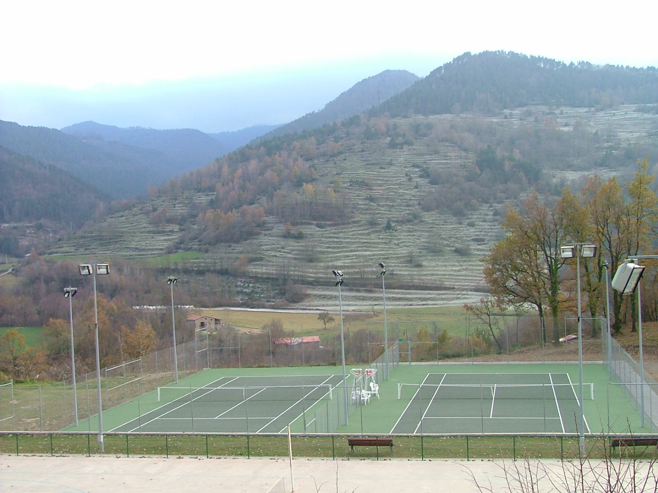 pistes de tennis
